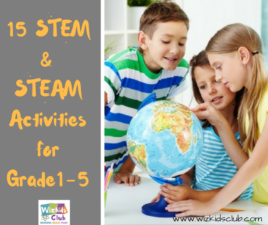 15 STEM and STEAM Activities for Grade1-5